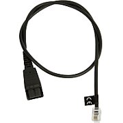 CABLE W/ QD TO RJ10 PLUG/CALLMASTER V VI 0.5M/PLX A22