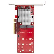 X8 DUAL M.2 PCIE SSD ADAPTER/.