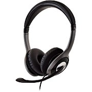 DELUXE USB HEADSET W/MIC/ON CABLE CONTROL 1.8M CABLE IN