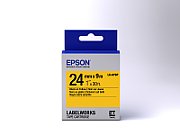 Epson Label Cartridge Pastel LK-6YBP Black/Yellow 24mm (9m)