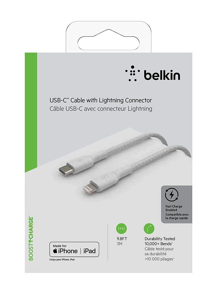 LIGHTNING/USB-C CABLE/MFI ZERTIFIZIERT 1M WHITE