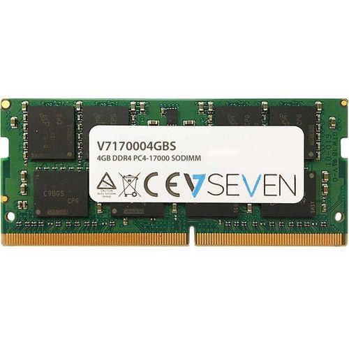 V7 4GB DDR4 2133MHZ CL15 NON ECC/SO DIMM PC4-17000 1.2V