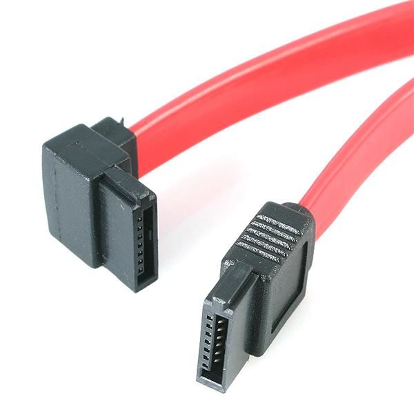 12IN LEFT ANGLE SATA CABLE/.