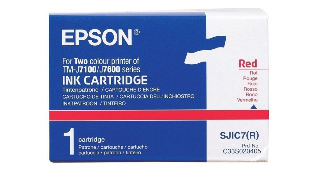 Cartus cerneala Epson C33S020405 ,Rosu ,28 ml ,Original (SJIC7(R)) 