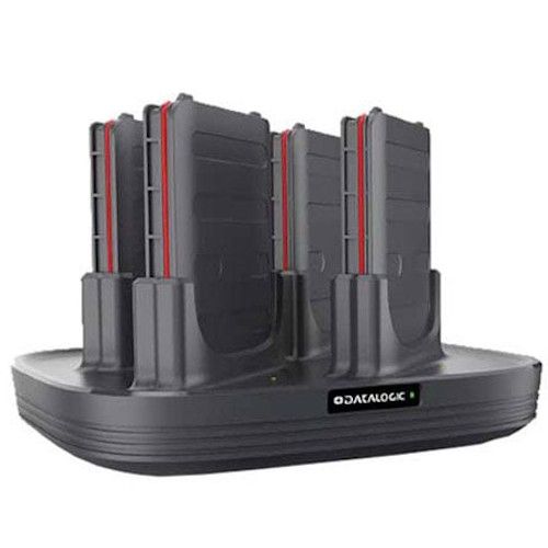 CHARGER, 4 SLOT BATTERY, Memor 10, Black Color (requires power supply 94ACC0197 and power cord to be purchased separately)