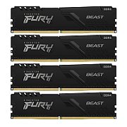 Memorie Kingston FURY Beast 32 GB DDR4 3200 MHz CL16, kit 4 x 8 GB, XMP 2.0, Negru