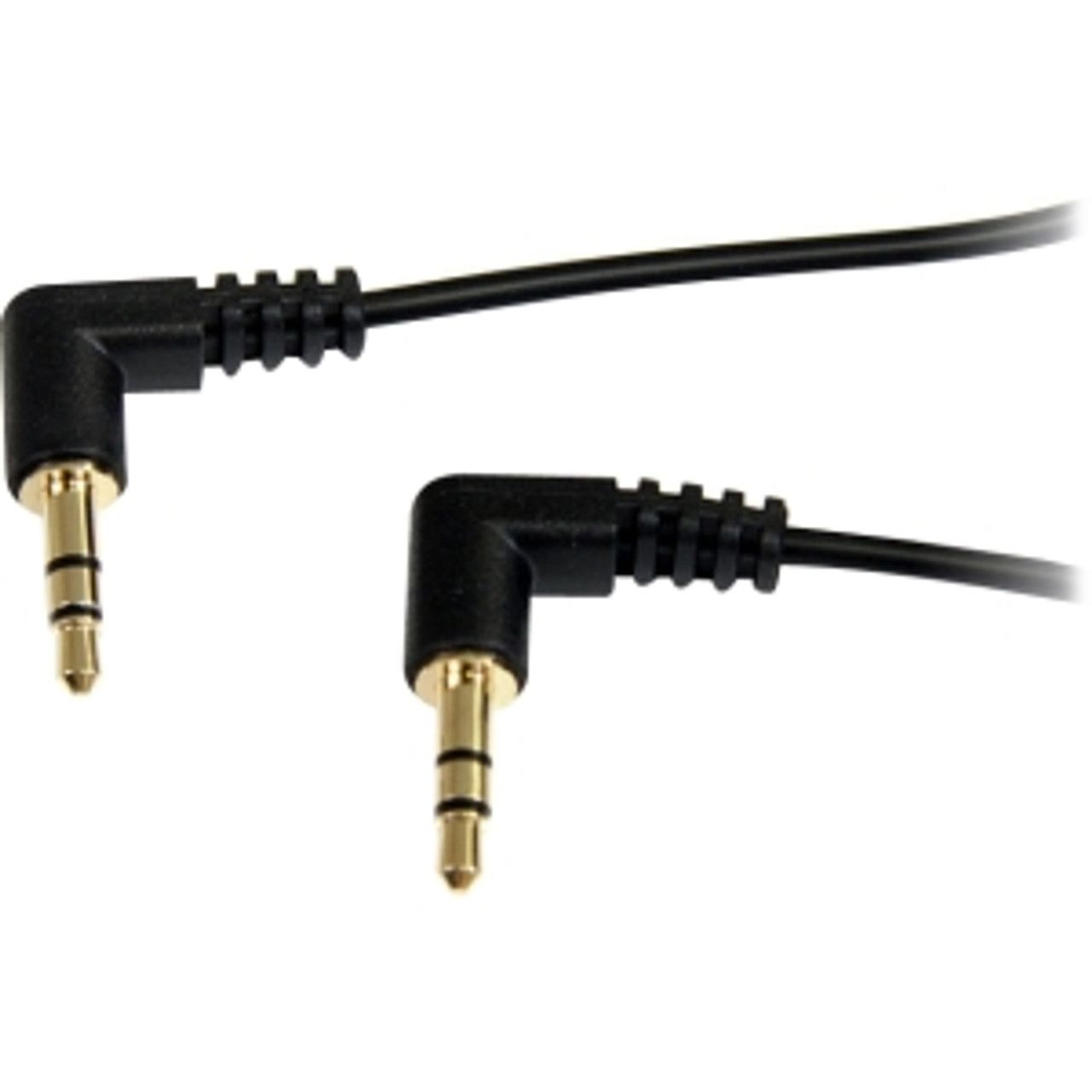 3.5 RIGHT ANGLE STEREO CABLE/STEREO AUDIO CABLE - M/M