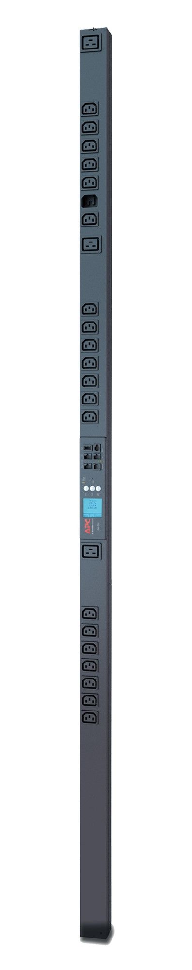 Rack PDU 2G, Metered-by-Outlet, ZeroU, 16A, 100-240V, (21) C13 & (3) C19