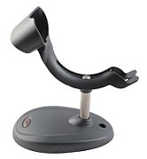 Stand: gray, 8cm (3Â´) height, rigid rod, large oval weighted base, Xenon cradle