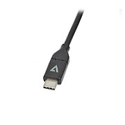 BLACK USB-C TO VGA VIDEO CABLE/USB-C MALE TO VGA MALE 2M 6.6FT