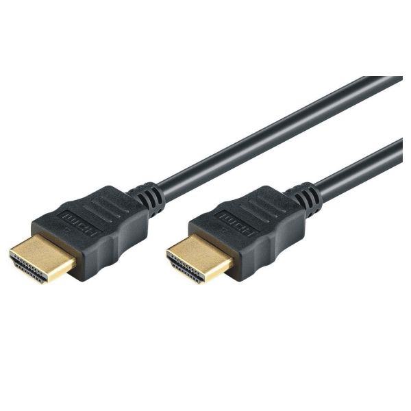 2M HDMI CABLE 4K30HZ BLACK/3D DEEP COLOR BLACK HI-SPEED