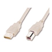 5M USB 2.0 CABLE A-B / M-M/GREY CLASSIC
