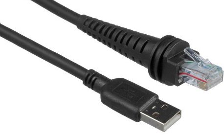 Cable: USB, black, Type A, 3m (9.8â€™), straight, 5V host power, Industrial grade with Ferrite