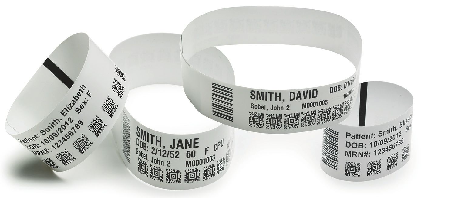 Wristband, Synthetic, 1x7in (25.4x177.8mm) DT, Z-Band Ultra Soft, Coated, Permanent Adhesive, Cartridge