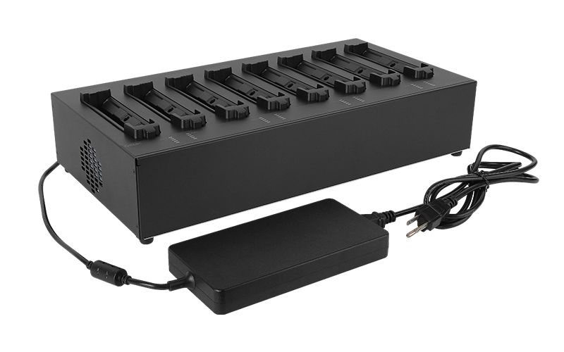 T800 MULTI-BAY BATT CHARG 8 BAY/W/Z ADAPTER EU