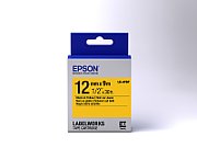 Epson Label Cartridge Pastel LK-4YBP Black/Yellow 12mm (9m)