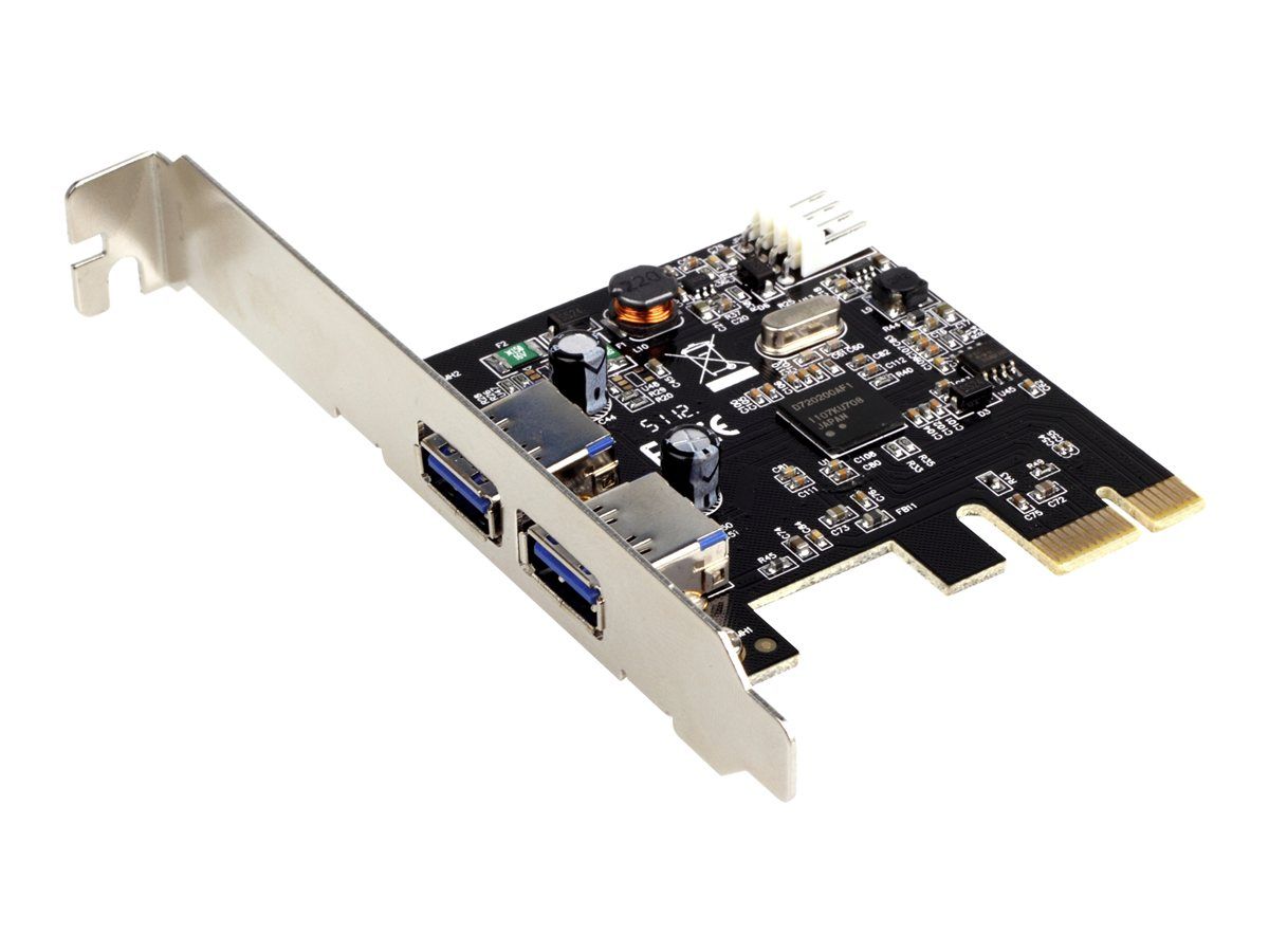 CARD adaptor GEMBIRD, PCI-Express la 2 x USB 3.0,  UPC-30-2P 