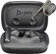 Poly Voyager Free 60 UC M Carbon Black Earbuds +BT700 USB-C Adapter +Basic Charge Case