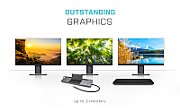 I-TEC USB-C 3XLCD DOCK W/ PD85W/METAL LOW PROFILE 3X LCD DOCK