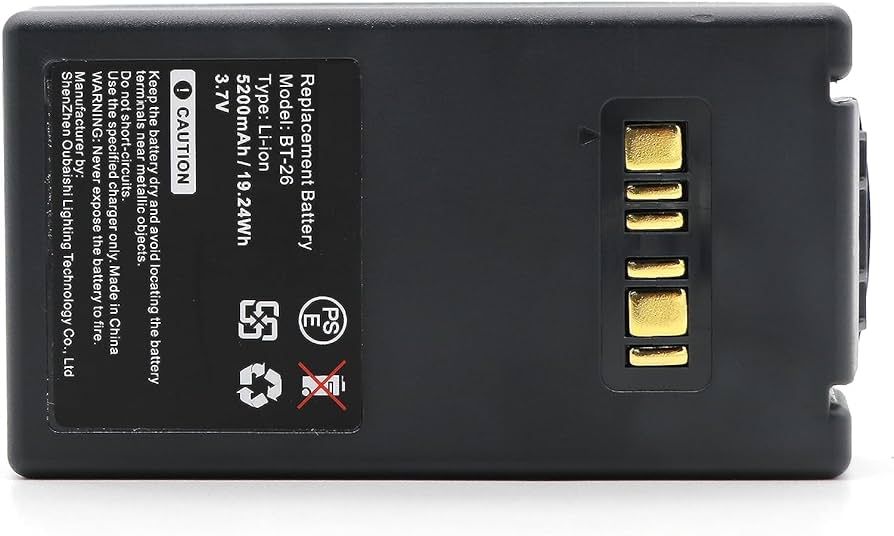 FOR DATALOGIC FALCON X3 5200/MAH 3.7V BT-26