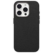 OB SYMMETRY APPLE IPHONE 15PRO/CACTUS LEATHER NOIR ASH BLACK