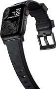 OB SYMMETRY APPLE WATCH BAND/CACTUS LEATHER NOIR ASH BLACK