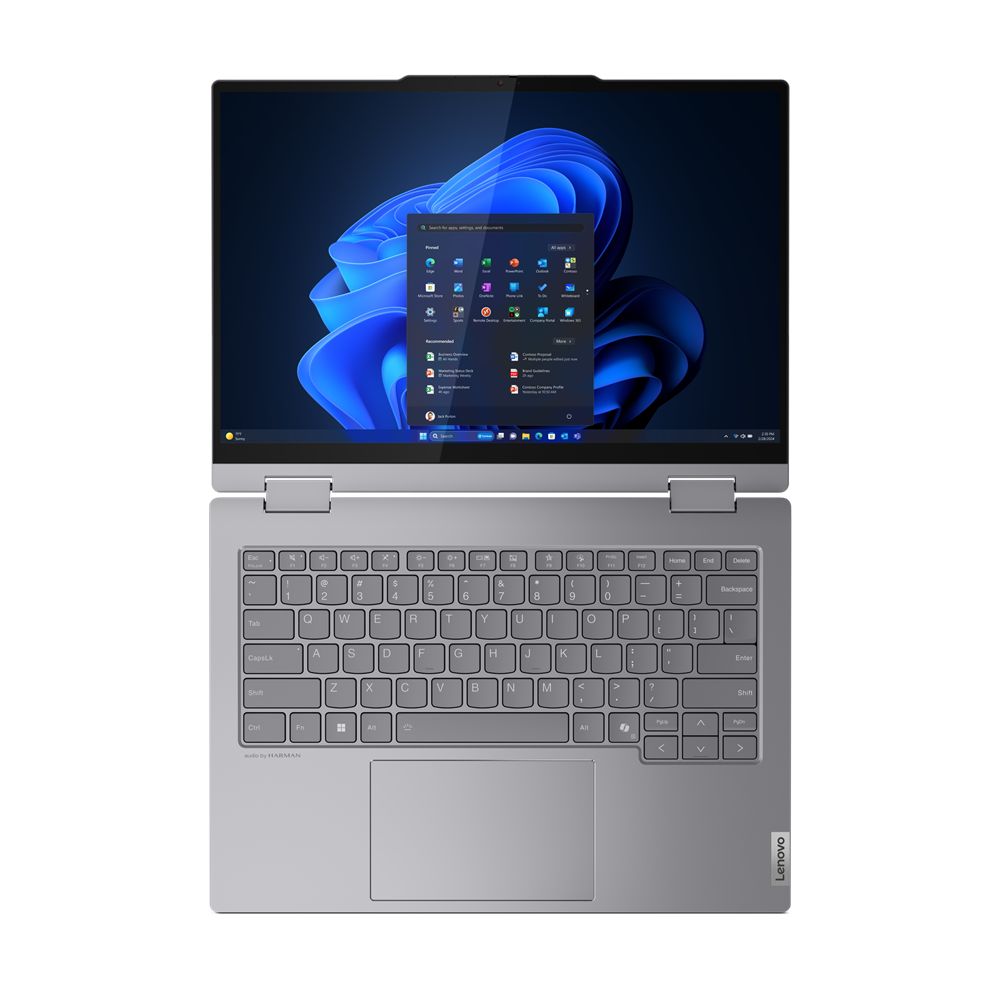 Laptop Lenovo ThinkBook 14 G4 IML, 14 inch 1920 x 1200 Touchscreen, Intel Core Ultra 7 155U (12 C / 14 T, 4.8 GHz, 12 MB cache), 16 GB DDR5, 512 GB SSD, Intel Graphics, Windows 11 Pro