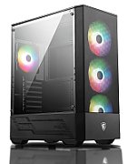 MSI MAG FORGE 112R, Mid-Tower, RGB, Negru