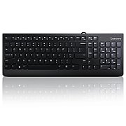Lenovo 300 USB Combo Keyboard & Mouse, Senzor mouse: Optic, Rezolutie (dpi): 1600 dpi, Tipul conexiunii: USB, Lungime/Tip cablu: 1.80m, Culoare: Negru, Dimensiune: Mouse - 34 mm (1,33 inchi), tastatură - 20 mm x Mouse - 63 mm (2,44 inchi), tastatură - 424 mm x Mouse - 111 mm (4,37 inchi), tastatură