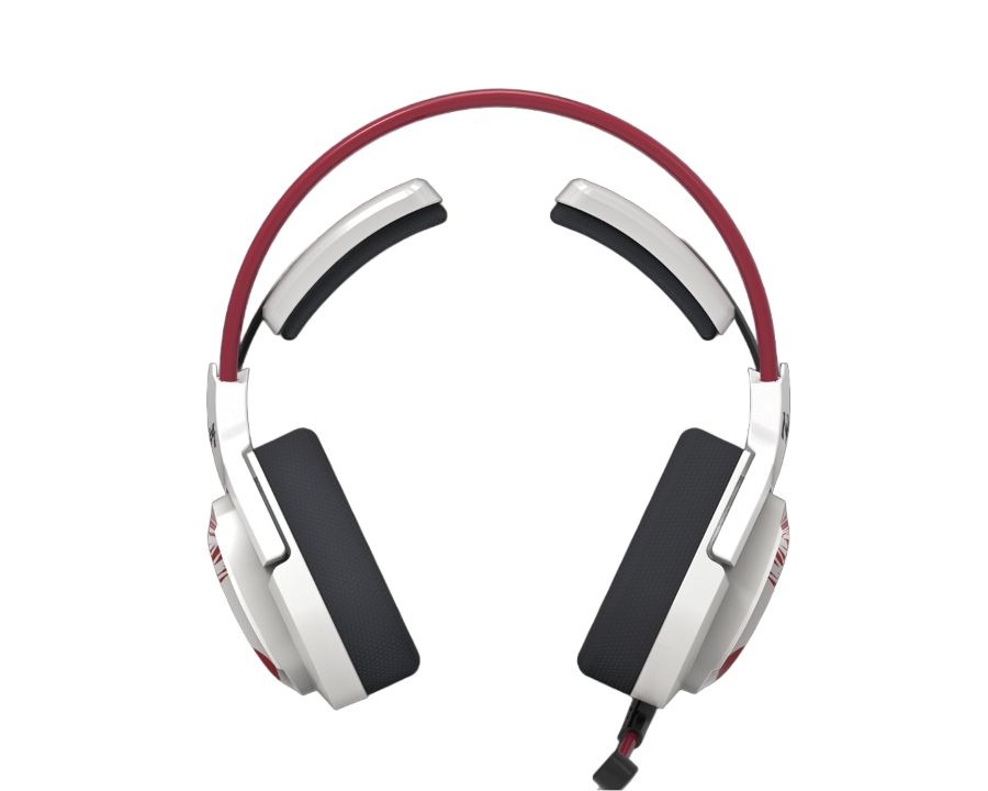 CASTI A4TECH - gaming,  Bloody co-branded Naraka , cu fir, USB, tip standard, utilizare multimedia (PC and more), microfon pe casca, iluminare, 7.1 virtual sound, alb, USB, cablu 2m,  G575  (timbru verde 0.8 lei)