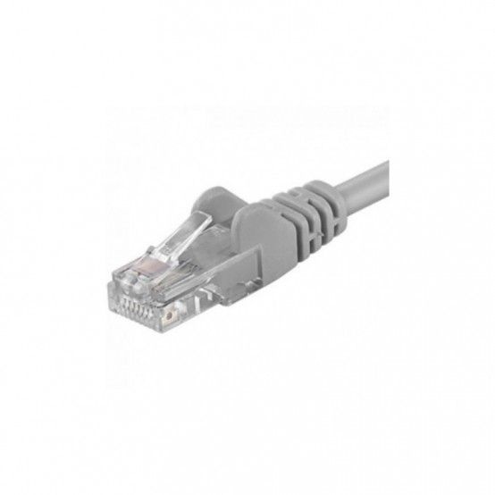 Patchcord UTP RJ45-RJ45 Cat.5e, LSZH, 3m, gri - EMTEX  UTP-5E-3-G-LSZH-EMT  (timbru verde 0.08 lei)