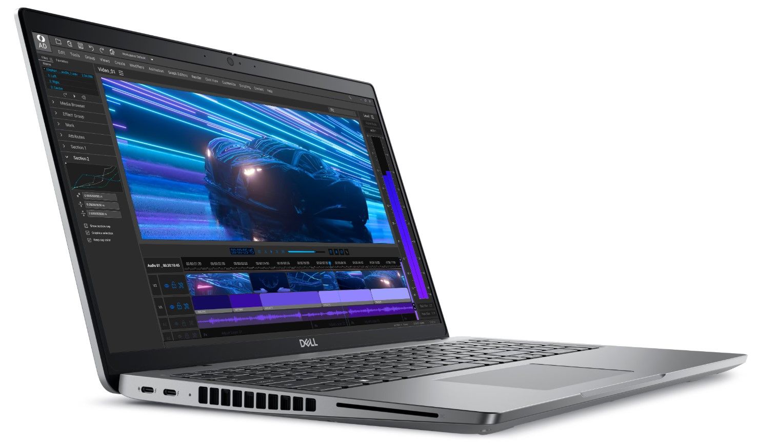 Laptop Dell Precision 3591, 15.6 inch 1920 x 1080, Intel Core Ultra 7 165H (16 C / 22 T, 5 GHz, 24 MB cache), 32 GB DDR5, 1 TB SSD, Nvidia RTX 2000 Ada, Windows 11 Pro