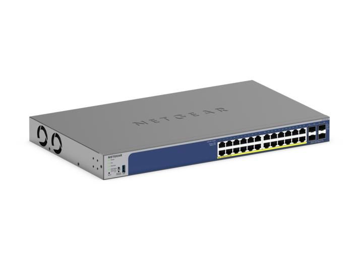Switch NetGear GS728TXP-300EUS, 24 porturi 10 / 100 / 1000 MBs
