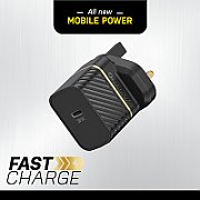 OTTERBOX UK WALL CHARGER 30W/GAN 1X USB-C 30W USB-PD BLACK