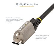 3FT TOP SCREW LOCKING USB C/.