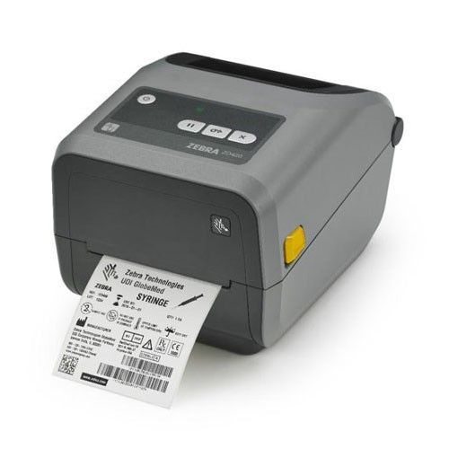 Thermal Transfer Cartridge Printer ZD421 203 dpi, USB, USB Host, Modular Connectivity Slot, BTLE5, EU and UK Cords, Swiss Font, EZPL