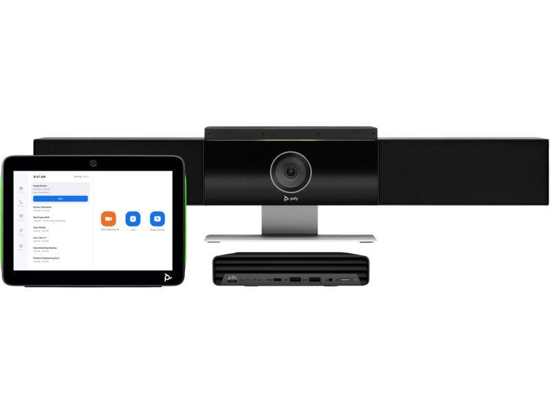 Poly Microsoft Teams Room Base Kit HP Mini PC with GC8 10m USB cable (ABB)