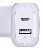 BOOSTCHARGE 42W - 30W USB-C PD/PPS + 12W USB-A DUAL WALL CHARGE