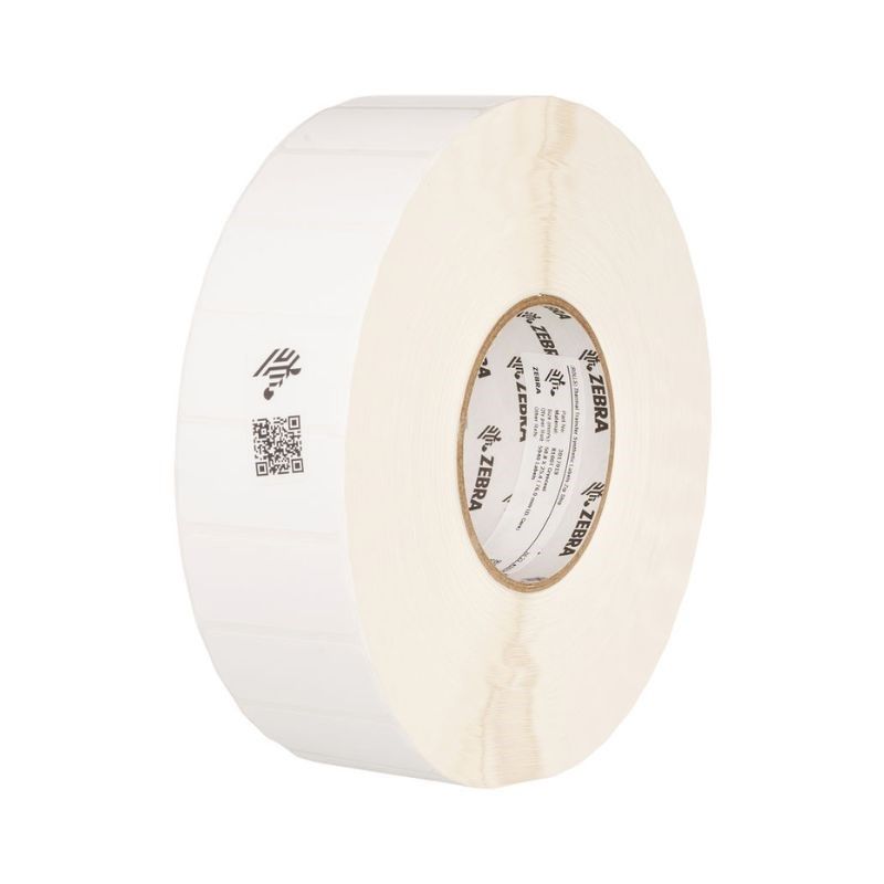 LABEL, POLYESTER, 38X13MM THERMAL TRANSFER, 8100T CRYOCOOL, PERMANENT ADHESIVE, 25MM CORE