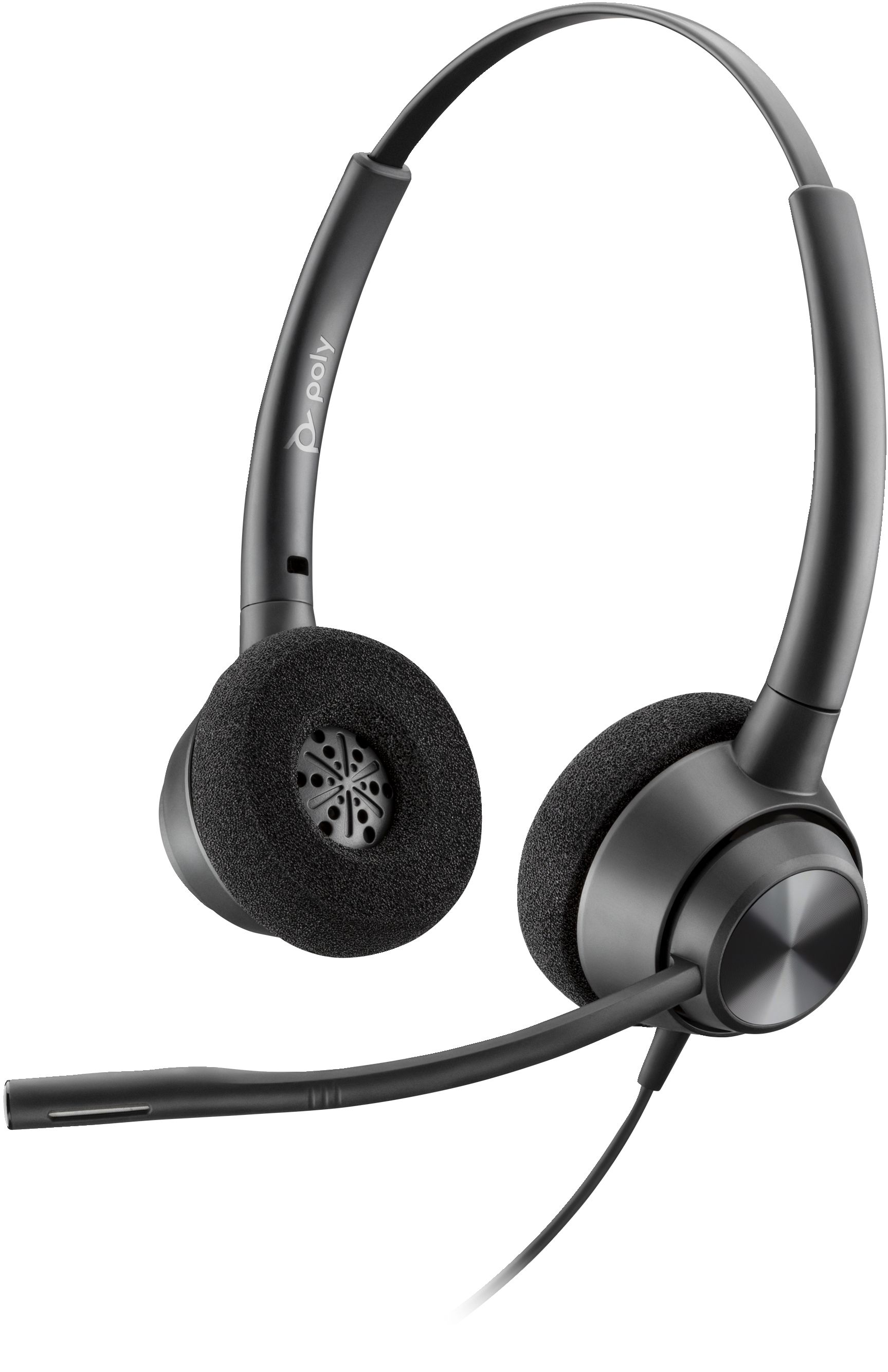 Poly EncorePro 320 with Quick Disconnect Binaural Headset TAA