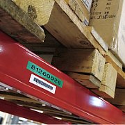 D1-TAPE 12MM X 7M/BLACK ON GREEN