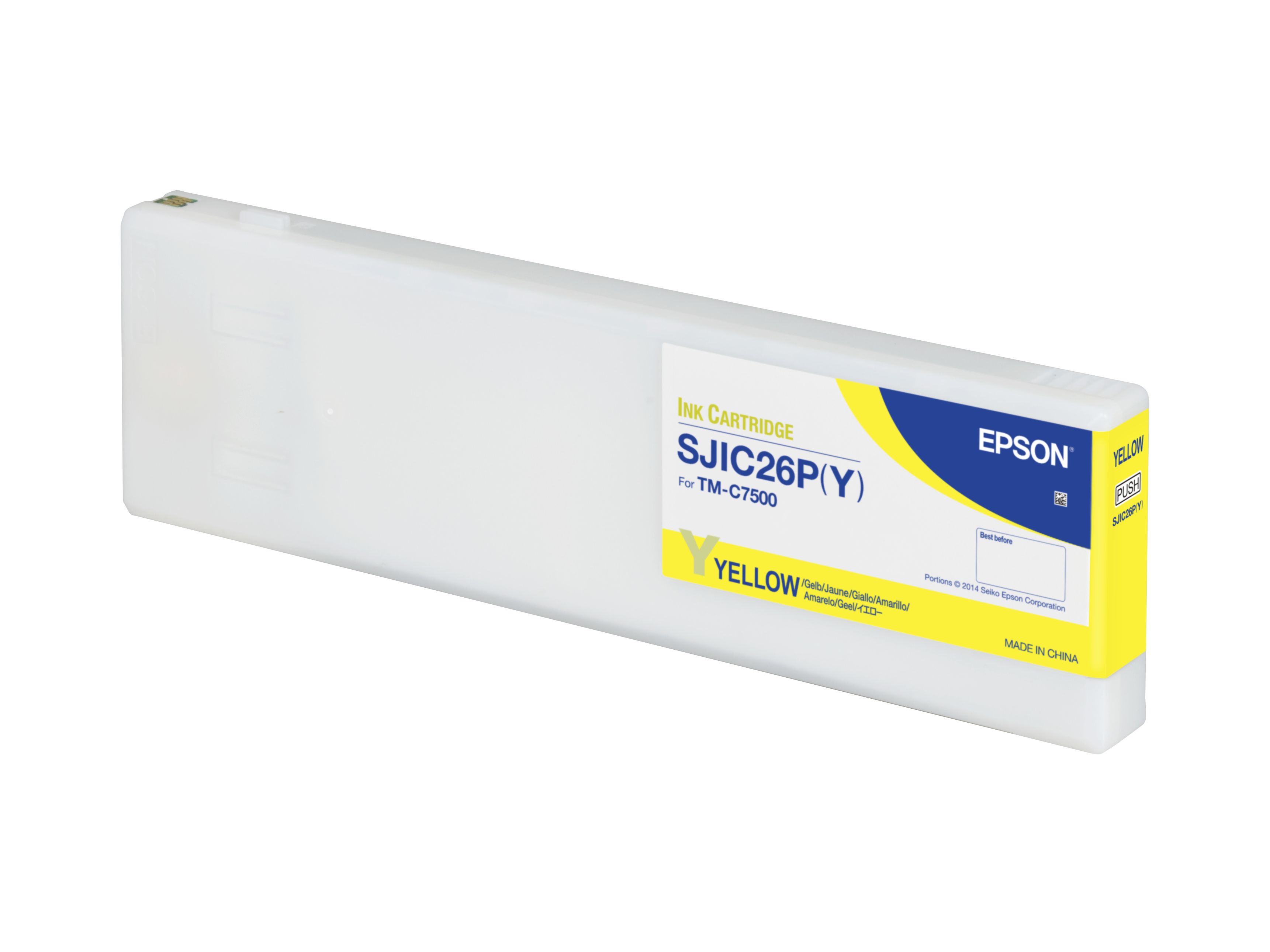 Cartus cerneala Epson C33S020621 ,Galben ,294.3 ml ,Original (SJIC26P(Y)) 