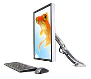 MX DESK MOUNT LCD ARM/SILVER
