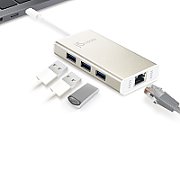 USB-C MULTI-ADAPTER GIGABIT/ETHERNET / USB 3.1 HUB