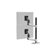 LX DUAL STACKING ARM TALL POLE/BLACK ACCENTS POLISHED