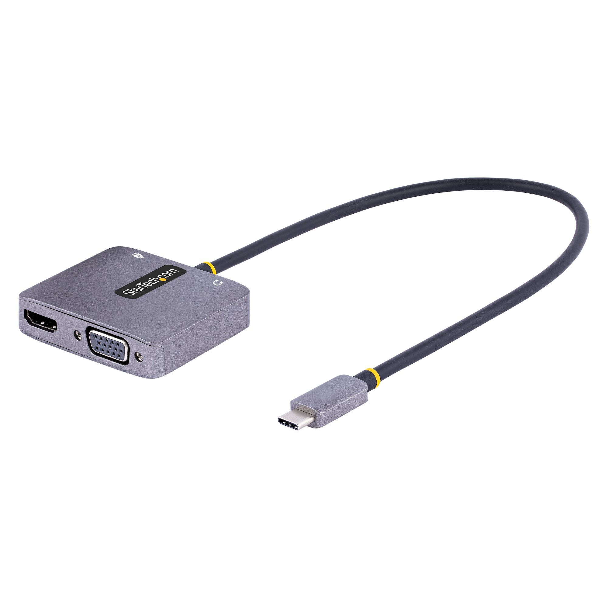 USB C VIDEO ADAPTER 4K 60HZ/4K 60HZ 3.5MM AUDIO 100W PD