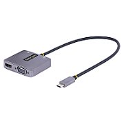 USB C VIDEO ADAPTER 4K 60HZ/4K 60HZ 3.5MM AUDIO 100W PD