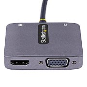 USB C VIDEO ADAPTER 4K 60HZ/4K 60HZ 3.5MM AUDIO 100W PD