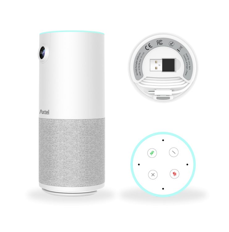 CAMERA WEBCAM PORTABLE 1080P/30FPS AX-FHD-PW AXTEL