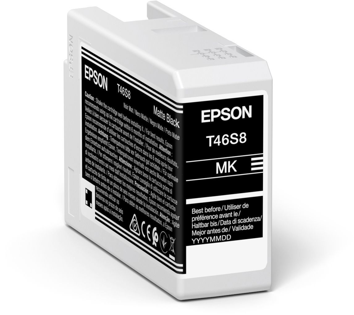 Cartus cerneala Epson T46S80N ,Negru ,25 ml ,Original (T46S8) 